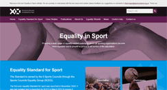 Desktop Screenshot of equalityinsport.org