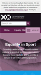 Mobile Screenshot of equalityinsport.org